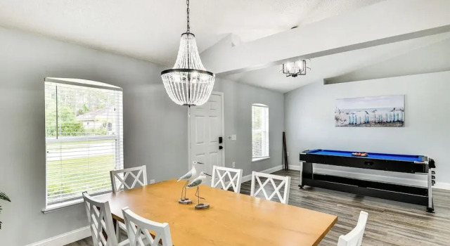 Palm Coast Vacation Rental ~ 8 Mi to Flagler Beach, Book Feriehus Sommerhuse i Flagler Beach, Hytte
