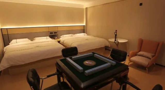 Кровать в общем номере Atour Smart Hotel (Hangjin Houqi Branch)