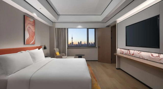 Люкс Deluxe Hilton Garden Inn Tianjin Five Great Avenues