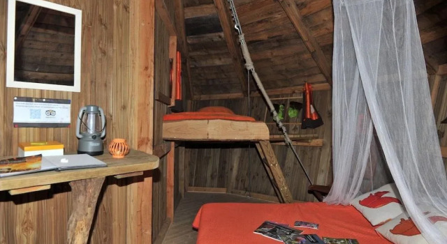 Les cabanes du lac du Der, Réserver Hôtel Giffaumont-Champaubert Marne