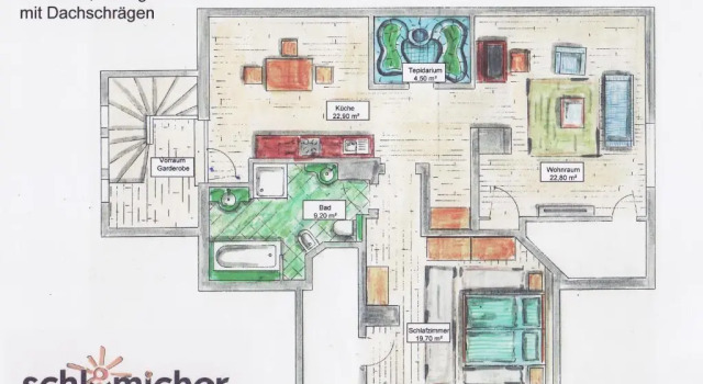 Апартаменты c 1 комнатой Apartment Schloemicher Leopold und Birgitt