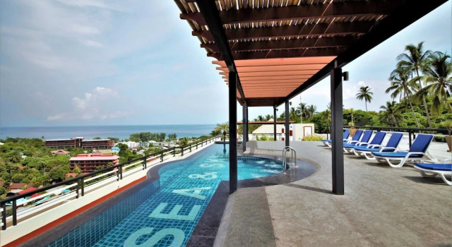309 10m to the Beach Rooftop Pool Gym Wi-fi Kitchen, Забронировать Апартаменты/квартира Карон Бич остров Пхукет