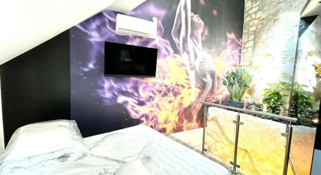 Le Jardin secret, Varaa Hotelli Hotellit Val d'Oise pysäköinnillä, Pysäköinti