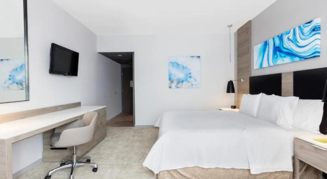 Двухместный номер с окнами в пол Hilton Garden Inn Mexico City Santa Fe