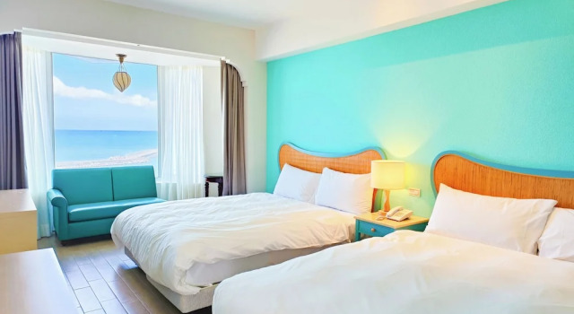 Camera quadrupla Classica con vista sull'oceano Kenting Long Beach Hotel