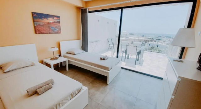 Peach Seaview 3 Bedroom Apartment, Забронировать Апартаменты/квартира Айия-Напа район Фамагуста, рядом с Пляж Луккос Ту Манди