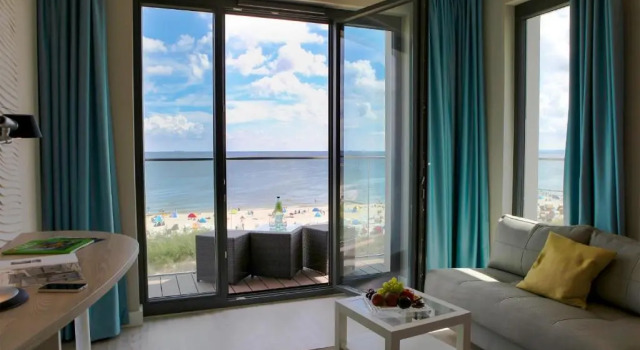 Двухместный номер Standard с видом на море SEETELHOTEL Kaiserstrand Beachhotel das Lifestyle-Hotel direkt am Strand