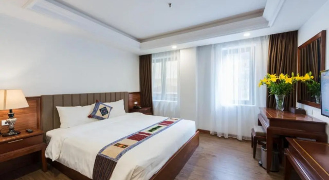 Номер Superior с балконом и с видом на горы Bamboo Sapa Hotel