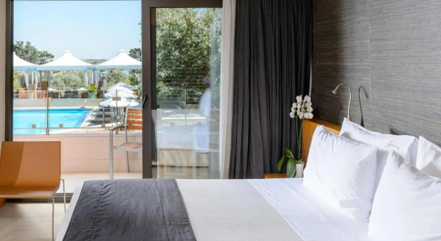Двухместный номер Superior с видом на бассейн Alexander Beach Hotel & Spa