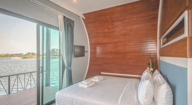 Номер Deluxe с балконом и с видом на озеро Saksiam Lakeside Resort