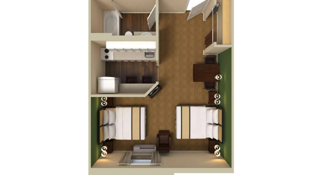 Четырёхместная студия Extended Stay America Select Suites - St Louis - Earth City