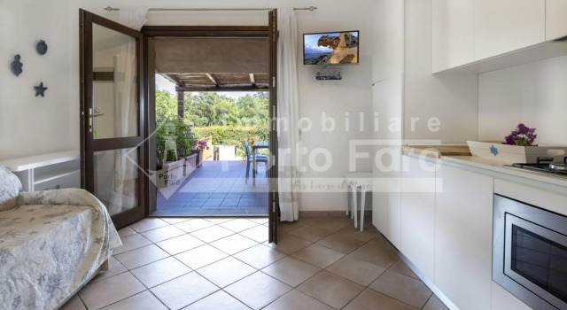 Apartment HRH242 – TWO ROOM APARTMENT WITH PATIO AND SEA VIEW IN PORTO MANNU-HRH242 PORTO MANNU, Book Lejlighed Palau Emerald Coast