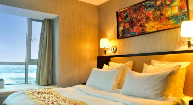 Люкс Deluxe с видом на реку iSHANGJU Service Apartment