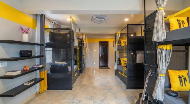 Кровать в общем номере The Hosteller Dharamshala, Mountain Escape