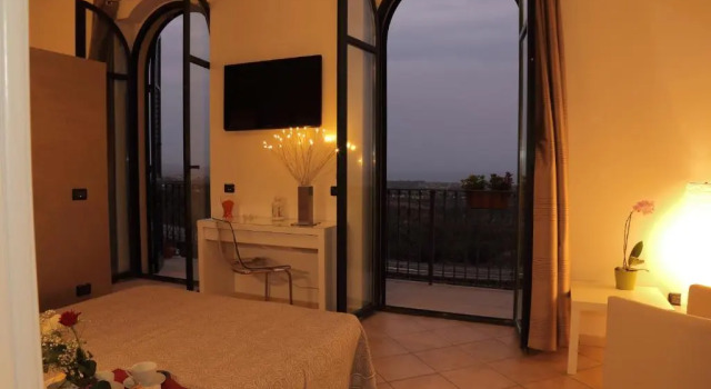 Двухместный номер Standard с балконом и с видом на море La Terrazza sulla Valle