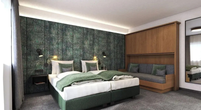 Двухместный семейный номер Standard с балконом Ski & Bike Hotel Wiesenegg