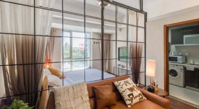 Home to Advanced Service Apartment New Country Exhibition Shop(Chinese Citizen Only), Book Lejlighed Hoteller i Beijing Province med parkering, Parkering