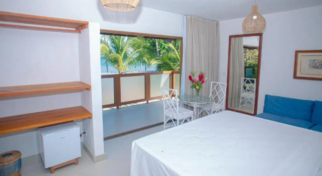 Люкс с видом на море Arraial Bangalô Praia Hotel