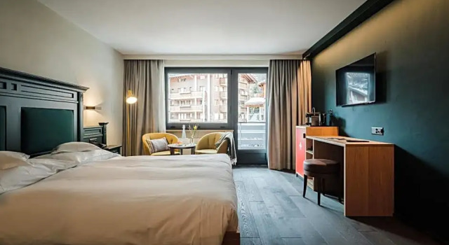 Номер Deluxe National Zermatt - Matterhorn Views, Sunnegga Gateway & SPA