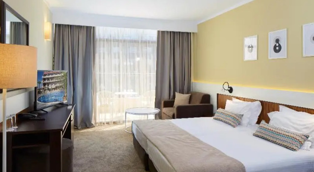 Двухместный номер Standard с балконом и с видом на море Hotel NOBEL Ultra All Inclusive
