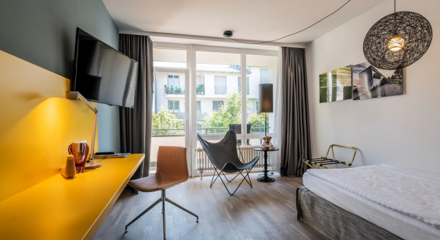 Одноместный номер Comfort с балконом Das Eckert - Lifestyle Design Hotel & Fine Dining bei Basel