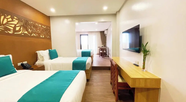 Четырёхместный номер Deluxe Aberry Shore Resort Hotel La Union