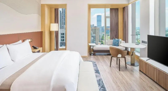 Люкс с видом на озеро The Westin Wuhan Hanyang