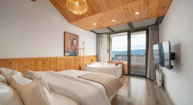 Люкс Deluxe Yunhe Yilaiyiwang Guesthouse