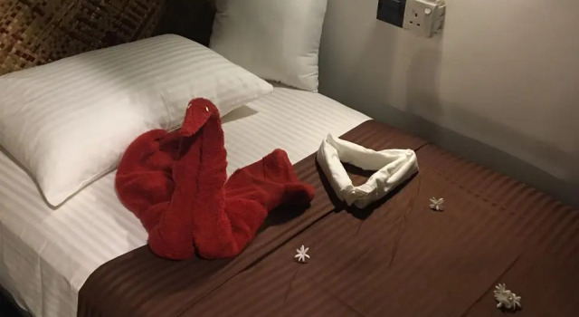 Кровать в общем номере Unbound Hostel