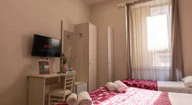 Трёхместный номер Superior с балконом B&B alla Ferrovia