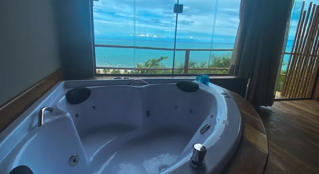 Номер Deluxe Цокольный этаж с видом на море Pousada Alto do Cruzeiro