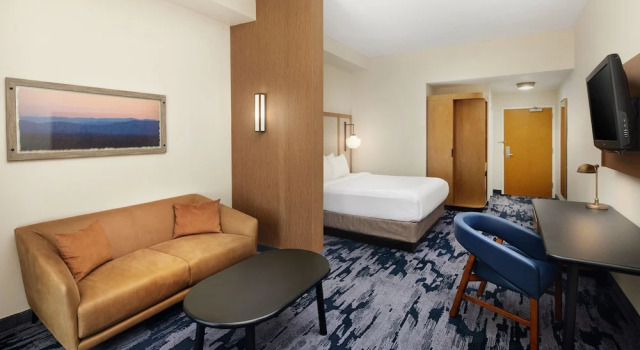 Двухместная студия Fairfield by Marriott Inn & Suites Worcester Auburn