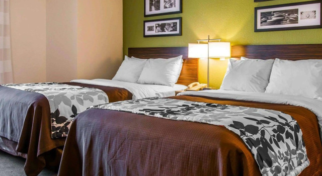Четырёхместный номер Standard Sleep Inn Midland - Bay City West