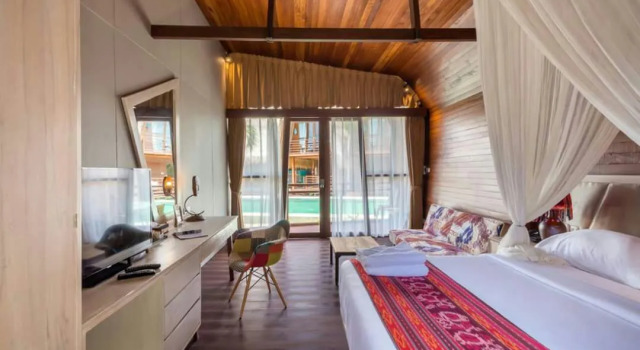 Люкс Deluxe Mola Mola Resort Gili Air Lombok