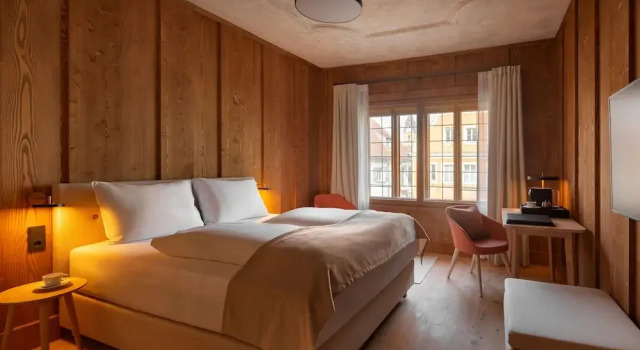 Двухместный номер Deluxe с видом на город Hotel Krone Oettingen
