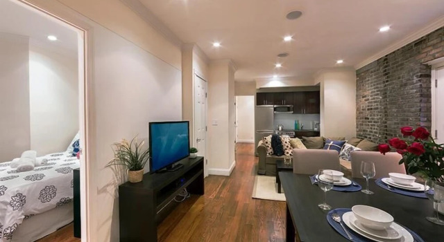 NY015 3 Bedroom Apartment By Senstay, Забронировать Апартаменты/квартира Апартаменты Нью-Йорка, рядом с Women's Liberation Center, Апартаменты/квартира