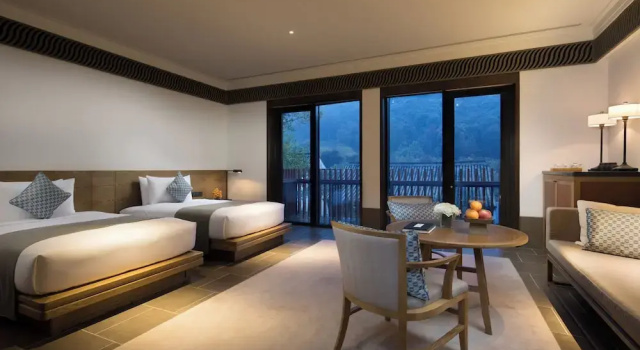Comfort Twin room Pusen Lanting Shaoxing