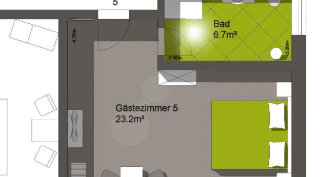 Номер Deluxe Restaurant & Pension Rüssel - Pub