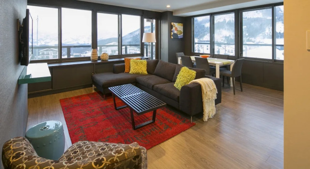 Апартаменты Deluxe с 2 комнатами The Ridge Nozawa Apartments