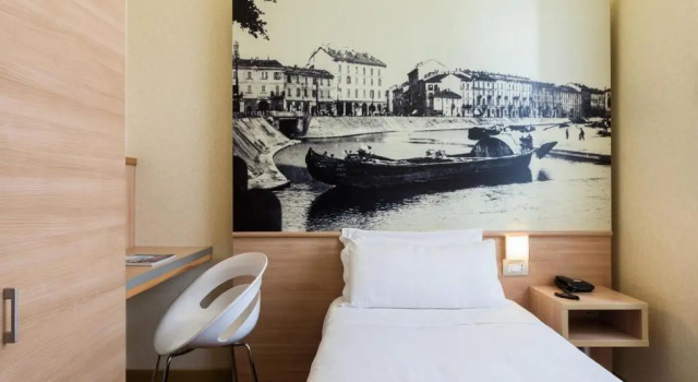 Одноместный номер B&B Hotel Milano Aosta
