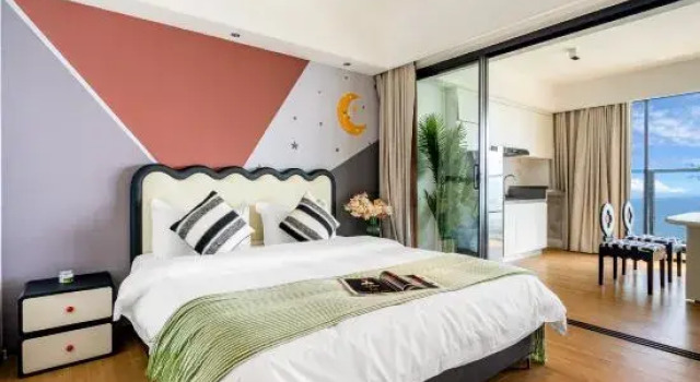 Люкс с 2 комнатами с видом на море Jianshe Hotel Villa (Huidong Xunliao Bay Jiumingyuhai Branch)