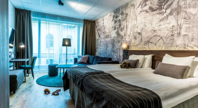 Четырёхместный семейный номер Standard Scandic Frimurarehotellet