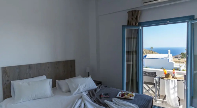 Номер Superior с балконом и с красивым видом из окна Caldera Romantica Hotel
