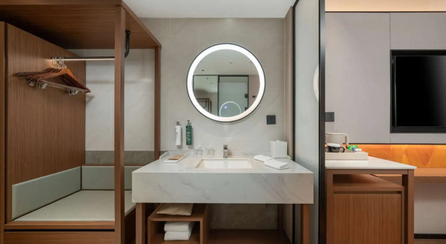 Номер Standard с видом на реку Hilton Garden Inn Tianjin Railway Station