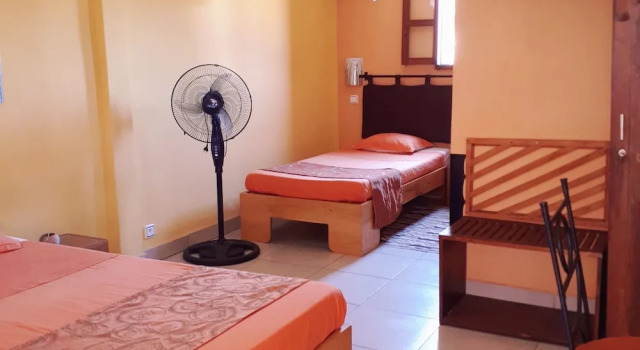 Standard Dreier Zimmer mit Gartenblick hotel trecicogne