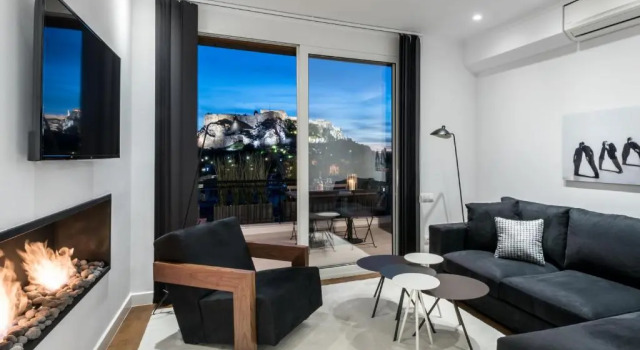 Апартаменты Deluxe Executive 2 bdr Suite in Plaka - Acropolis View