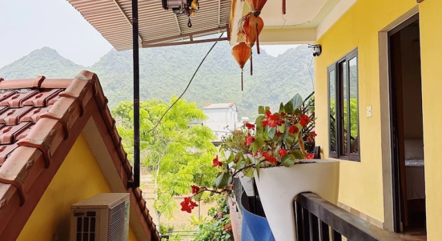 Кровать в общем номере Phong Nha Ecolodge Homestay & Tours - Mountain View