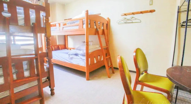 Кровать в общем номере Morino Lodge - Hakuba