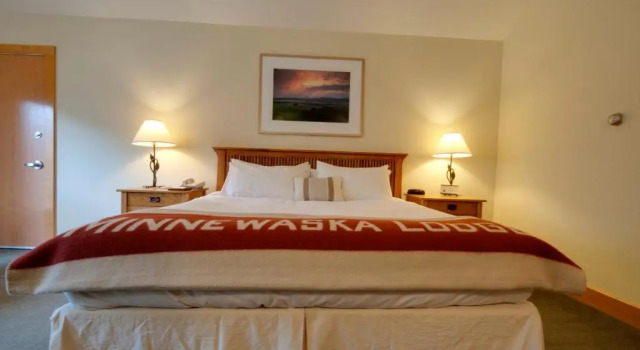 Номер Standard с балконом и с красивым видом из окна Minnewaska Lodge