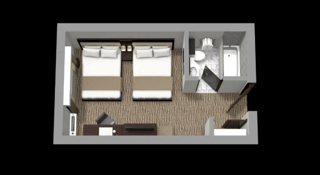 Четырёхместный номер Standard Country Inn & Suites by Radisson, Rochester-Pittsford-Brighton, NY